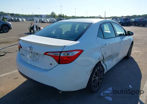 2016 Toyota Corolla S Plus из США, поврежденный, VIN 2T1BURHE2GC698516